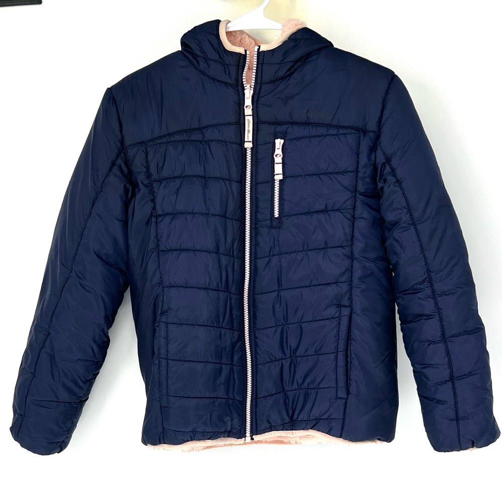 Eddie Bauer reversible jacket girls 14/16